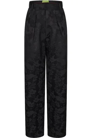 SHANGHAI TANG Gerade geschnittene Jacquard-Hose
