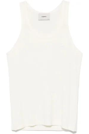 COPERNI Trägershirt mit Logo-Stickerei