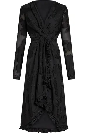 Etro Seiden-Midikleid mit Jacquardmuster