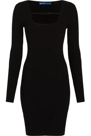 Karl Lagerfeld Kleid mit Logo-Schild