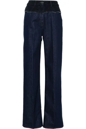 Givenchy Jeans mit Bouclé-Einsätzen