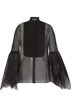 GENNY Bluse mit Sheer-Effekt