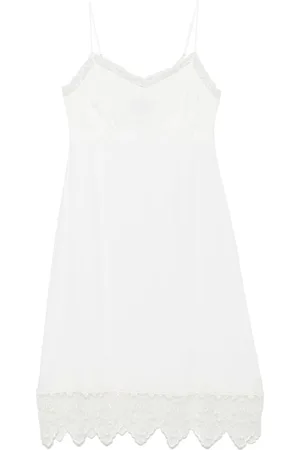 Simone Rocha Midikleid mit Spitzenbesatz