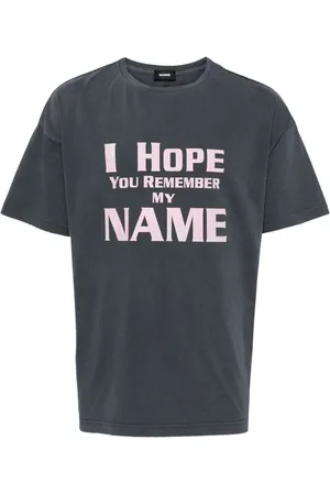 We11 Done T-Shirt mit Schriftzug