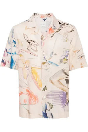 Paul Smith Hemd mit Zeichnungs-Print
