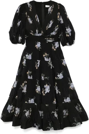 ZIMMERMANN Midikleid mit Falten