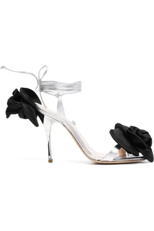 MAGDA BUTRYM Sandalen mit Blumenapplikation 110mm