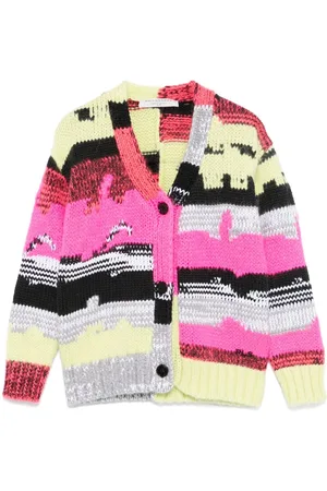PHILOSOPHY DI LORENZO SERAFINI Gestrickter Intarsien-Cardigan