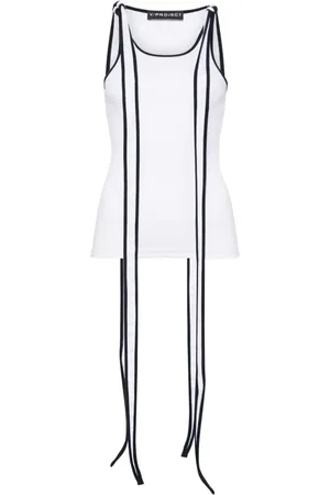 Y / PROJECT Tanktop mit gebundener Schulter