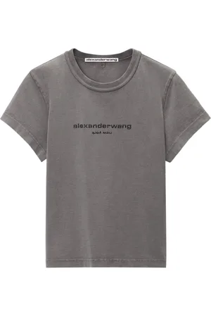 Alexander Wang T-Shirt mit Logo-Applikation