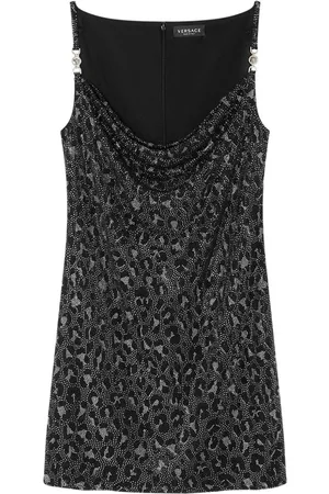 VERSACE Minikleid mit Leoparden-Print