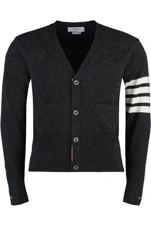 Thom Browne Kaschmircardigan mit gestreiftem Ärmel