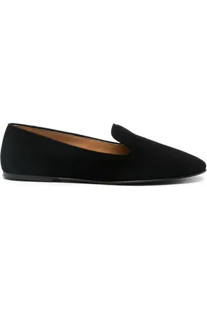 The Row Ballerinas aus Wildleder