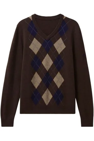 PRINGLE OF SCOTLAND Pullover mit Argyle-Muster