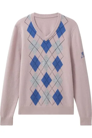 PRINGLE OF SCOTLAND Pullover mit Argyle-Muster