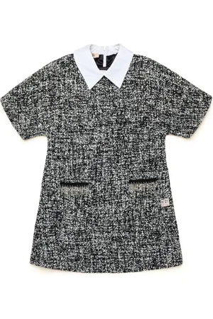 Nº21 Tweed-Kleid in A-Linie