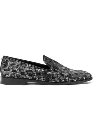 VERSACE Loafer mit Leoparden-Print