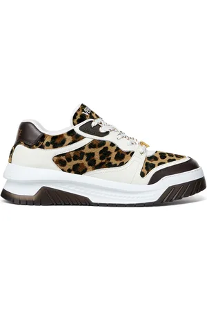 VERSACE Odissea Sneakers mit Leoparden-Print