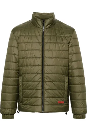 HUGO BOSS Gefütterte Jacke mit Logo-Print