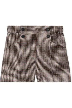 BONPOINT Diplome Shorts mit Hahnentrittmuster