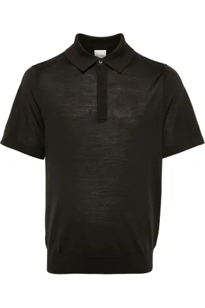 Paul Smith Gestricktes Oberteil mit Poloshirtkragen