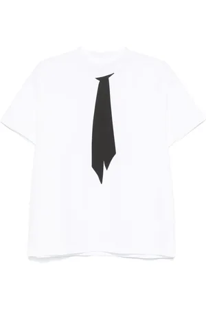 Random Identities T-Shirt mit Krawatten-Print