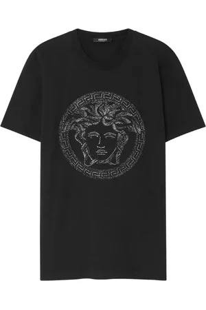 VERSACE T-Shirt mit Medusa-Kopf-Verzierung