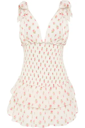 LOVESHACKFANCY Rossi Minikleid