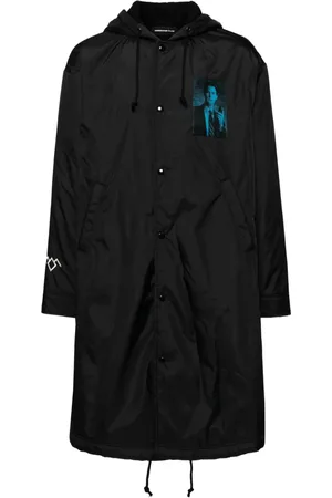 UNDERCOVER Kapuzenparka mit grafischem Print