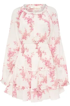 LOVESHACKFANCY Geblümtes Minikleid
