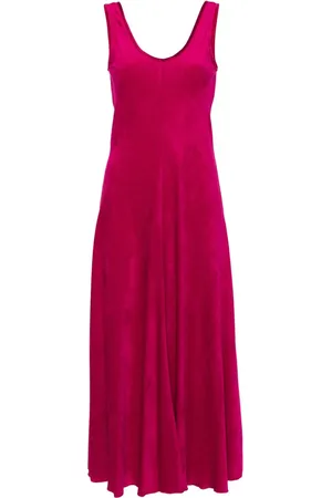 FORTE FORTE Cordkleid mit V-Ausschnitt