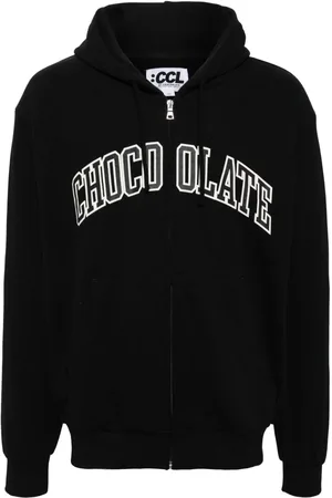 Chocoolate Kapuzenjacke mit Logo-Print