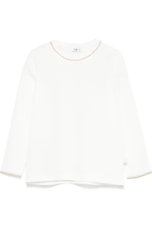 Il gufo T-Shirt mit Lurex-Detail