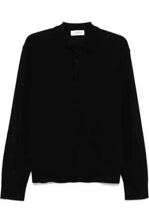 LANEUS Gestricktes Poloshirt