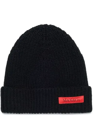 MAX&Co. Kids Gestrickte Beanie mit Logo-Patch