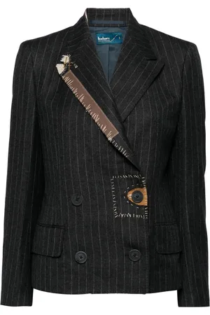 Kolor Nadelstreifen-Blazer mit Ziernähten