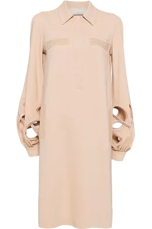 Elie saab Besticktes Kleid mit Cut-Outs