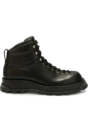 Jil Sander Knöchelhohe Schnürstiefel