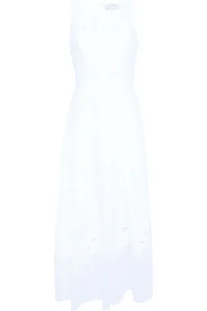 Elie saab Besticktes Kleid mit Falten