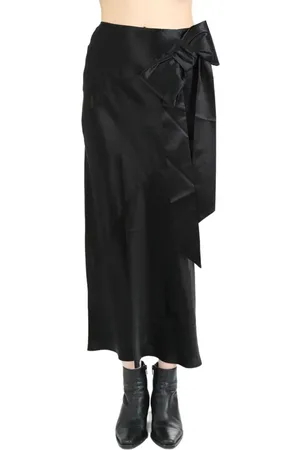 Simone Rocha Spiral bow-detail midi skirt