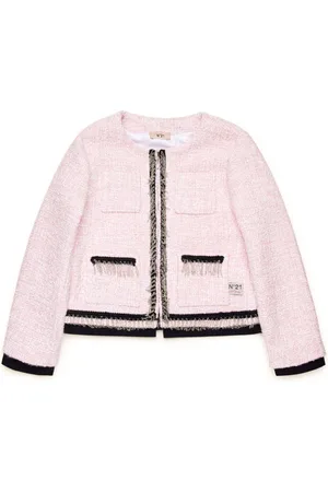 Nº21 Einreihige Tweed-Jacke
