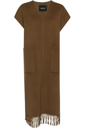 GOEN.J Zweiseitiges Kleid mit Fransen