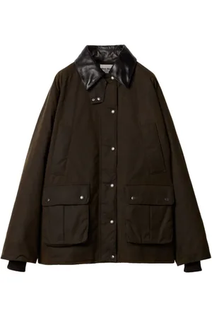 Miu Miu Waxed Blousonjacke aus Canvas