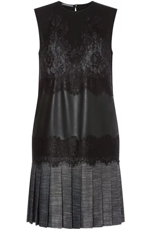 Alberta Ferretti Ärmelloses Lederkleid