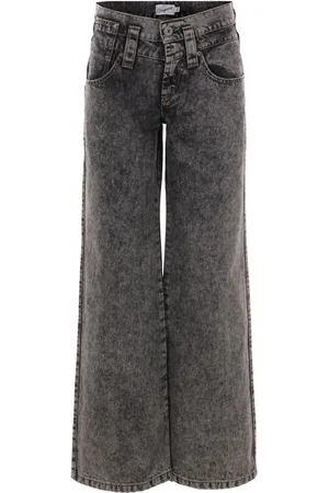 Vaquera Ausgeblichene Wide-Leg-Jeans