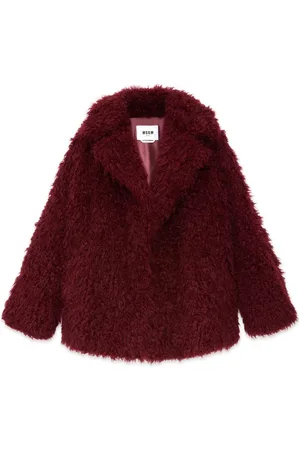 Msgm Mantel aus Faux Fur