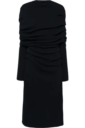 GOEN.J Gestricktes Cape-Kleid