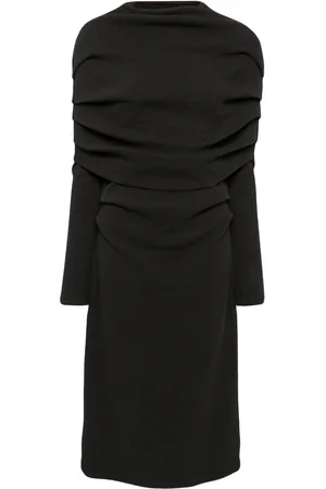 GOEN.J Gestricktes Cape-Kleid