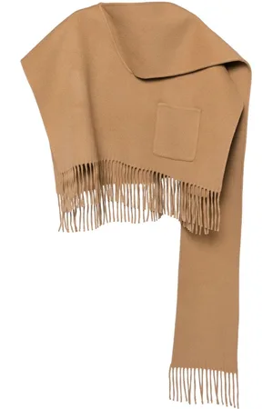 GOEN.J Poncho mit Fransen