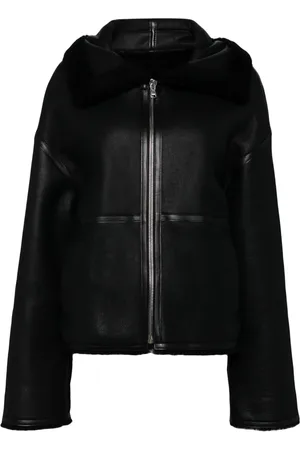 GOEN.J Klassische Lederjacke